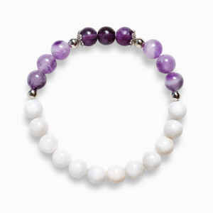 Fluorite & Amethyst 'Soothing Vibes' Bracelet