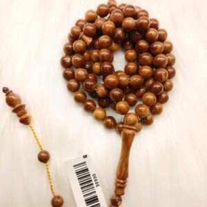 Cook wood beads rosary 99 beads for Tasbih bead size 8mm 