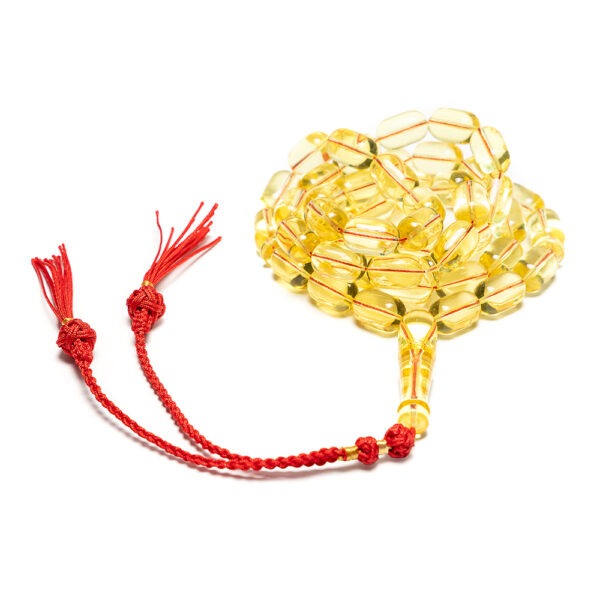 Desert Glow Amber Rosary – Premium 33 Beads Misbaha