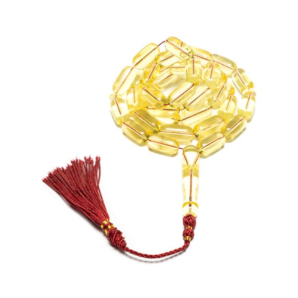 Sunshine Amber Sibha – Authentic Yellow Prayer Beads