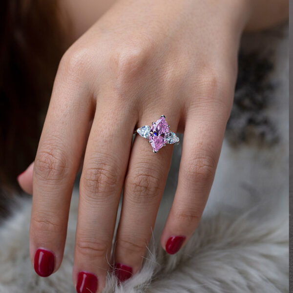 Stunning Cubic zirconia rings silver 925 buy in Dubai - Image 2