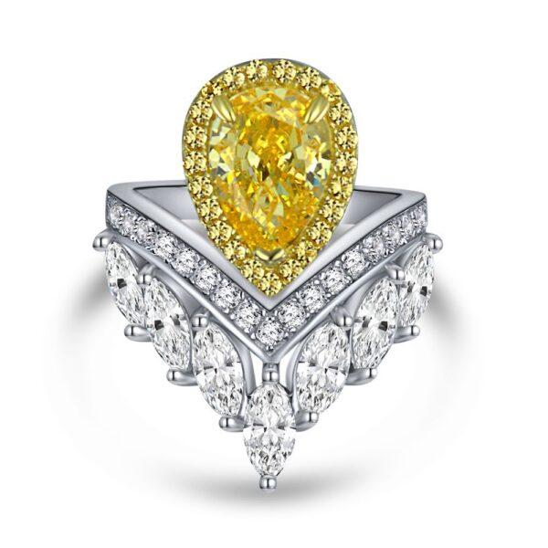 Dubai Stunning Cubic zirconia rings silver 925