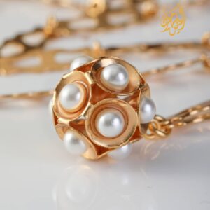Natural Pearl Jewelry  Dubai Elegant Sparkle Neckless Italian made & design