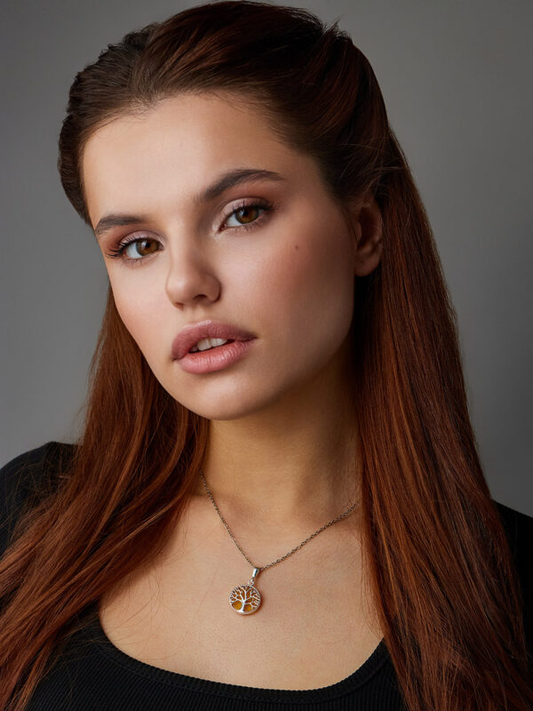 Charming pendant made of genuine Baltic amber "Beltane" - Image 4