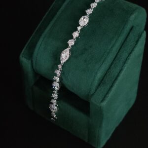 Stainless steel Dubai Zircon Bracelet Elegant Sparkle for Every Occasion