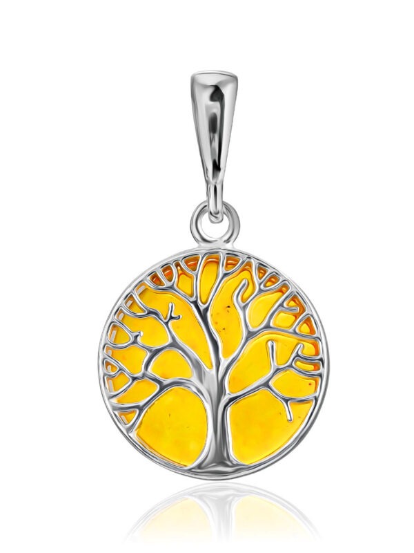 Charming pendant made of genuine Baltic amber "Beltane"