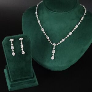 Bridal Zircon Jewelry Set Dubai Elegant Sparkle for Your Special Day