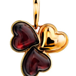 Amazing pendant "Trismegistus" made of natural cherry amber
