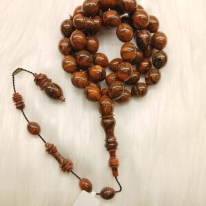Woody Classy Fatooran Tasbih with Tamleekah 33 beautiful Ftooran Beads