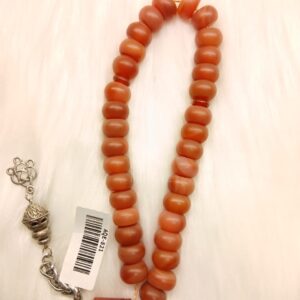 Yamani Aqeeq Tire shape beads 33 unusual beads mat color for men or ladies