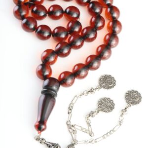 Lababidy New Fatooran 33 beads clear shafaf brown color round shape