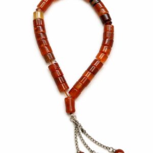 Yamani Aqeeq from best origin of Aqeeq classy unusual beads shape of 33 beads