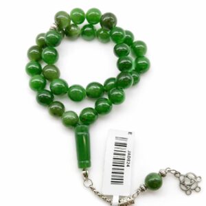 Natural Nephrite Jade Misbah from the Pakistan Mountains 33 Beads