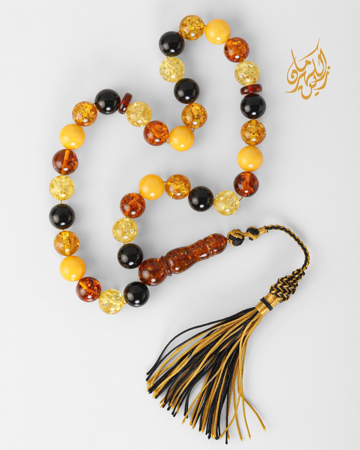 Natural Polish Amber Macintosh 45 Beads 46gm - Image 4