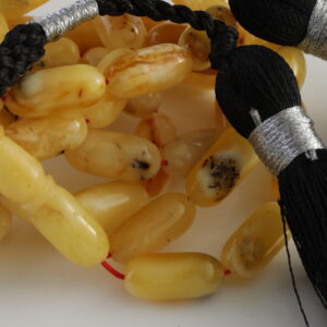 Desert Glow Amber Rosary – Premium Beads Misbaha 32g 51 Beads Polish Amber - Image 5