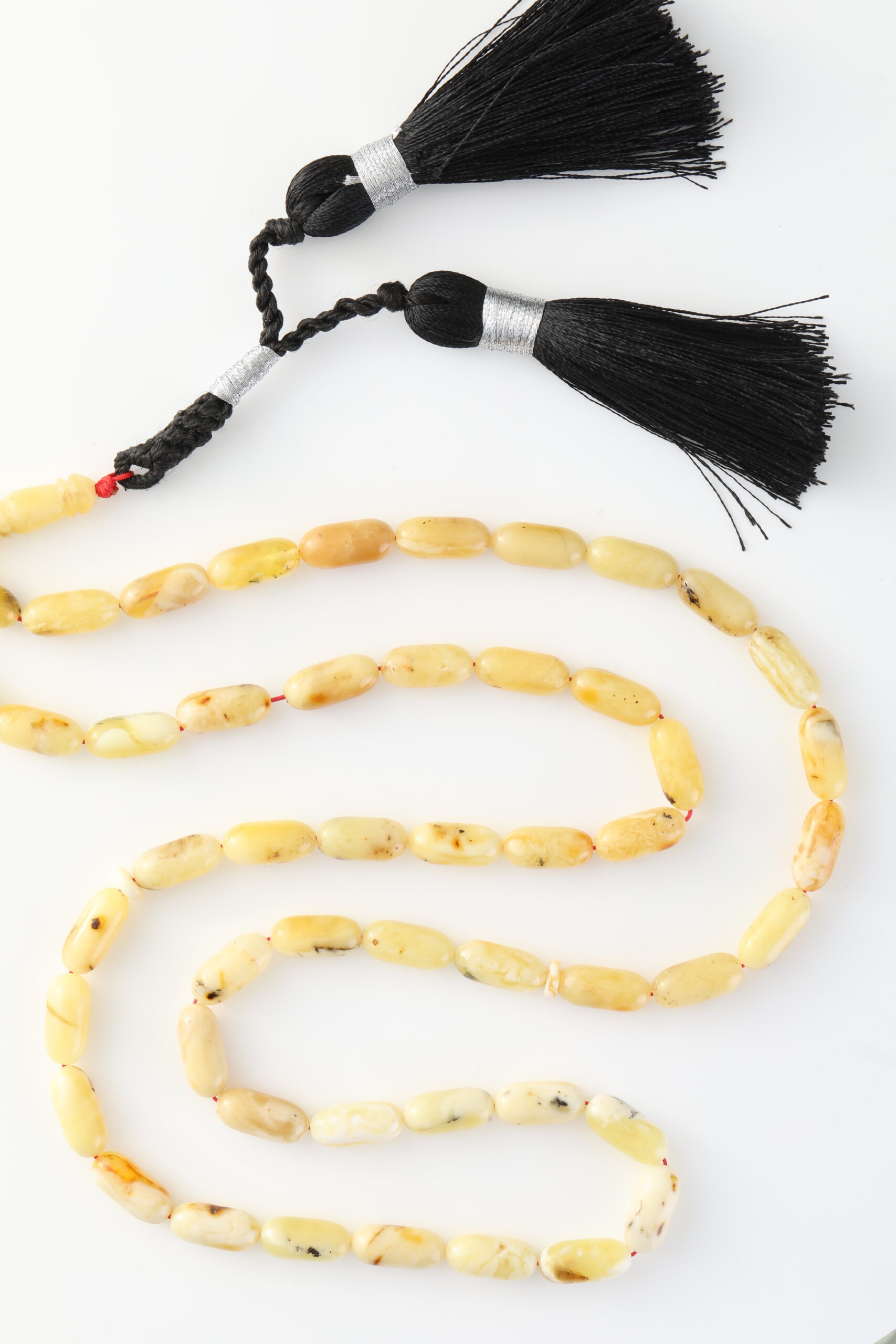 Desert Glow Amber Rosary – Premium Beads Misbaha 32g 51 Beads Polish Amber - Image 3