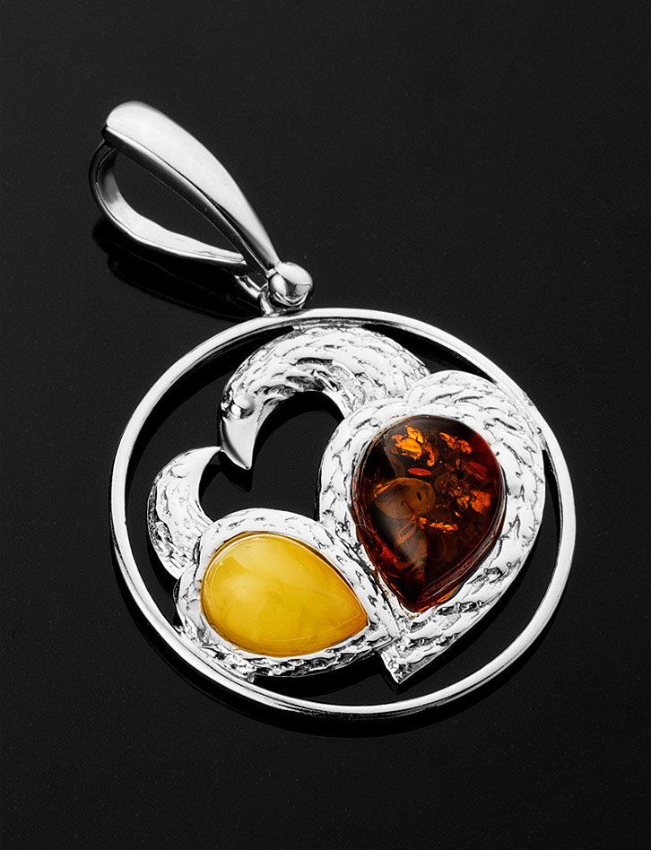 Natural Amber Pendant - Image 3