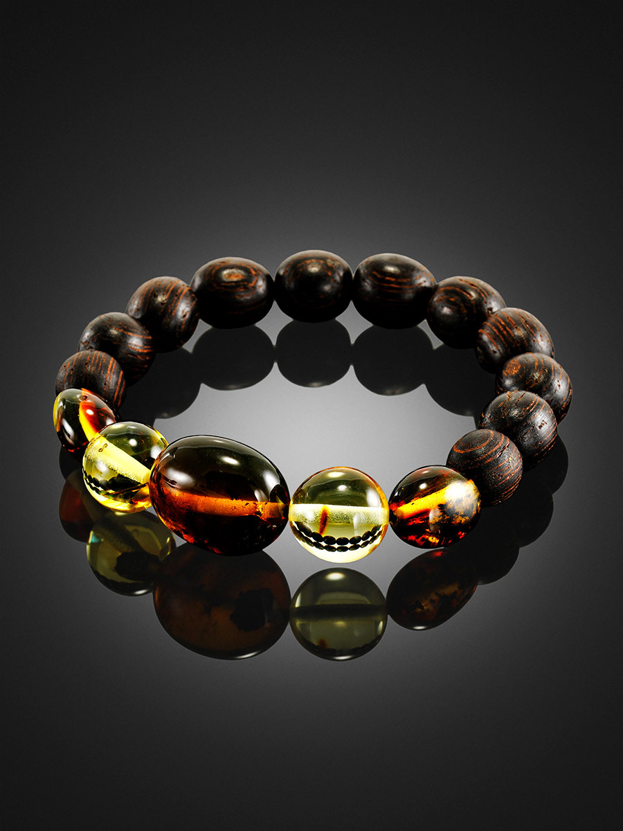 Amber Wood Bracelet - Image 2