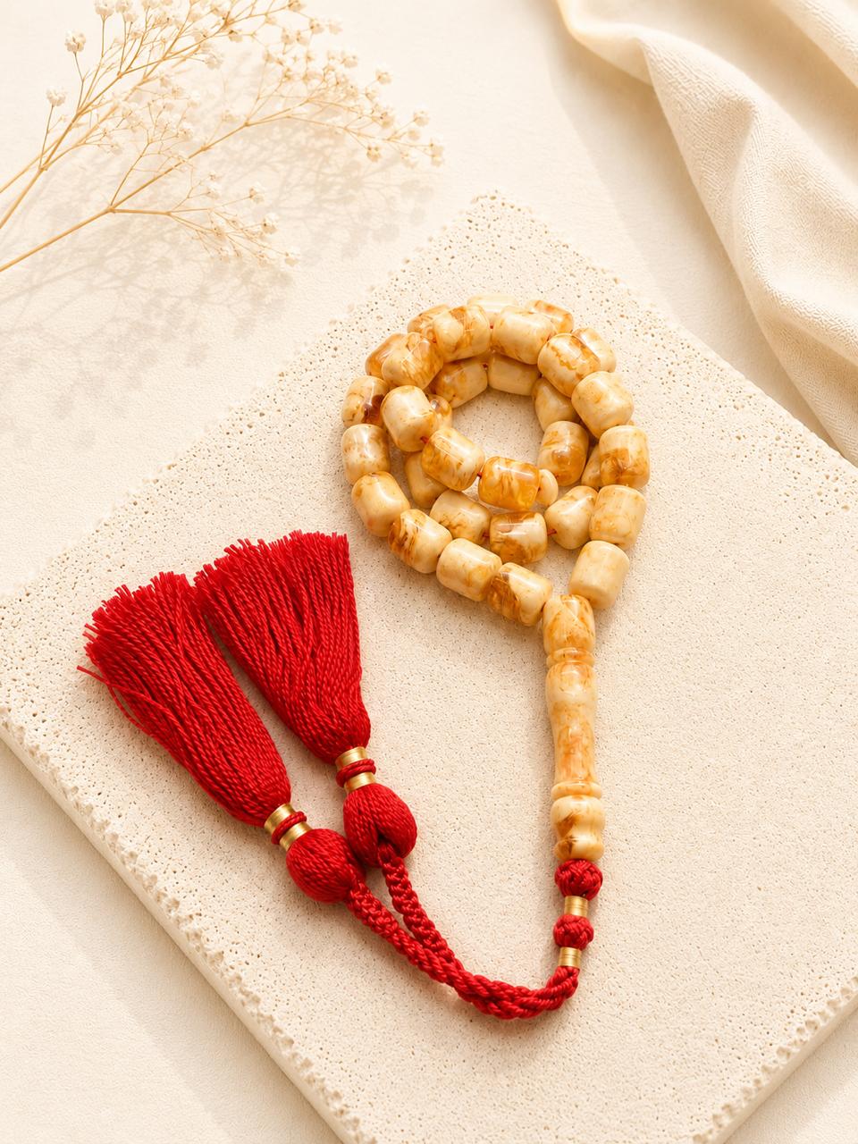 Best Quality for Pressed Amber 33 Beads golden sunshine color - Image 2