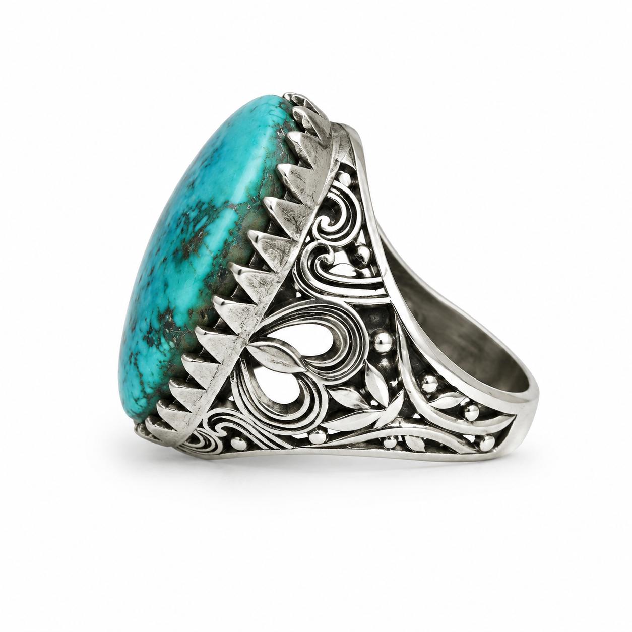 Turquoise Stone Rings - Image 3