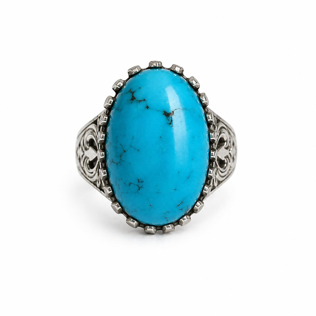 Turquoise Stone Rings - Image 7