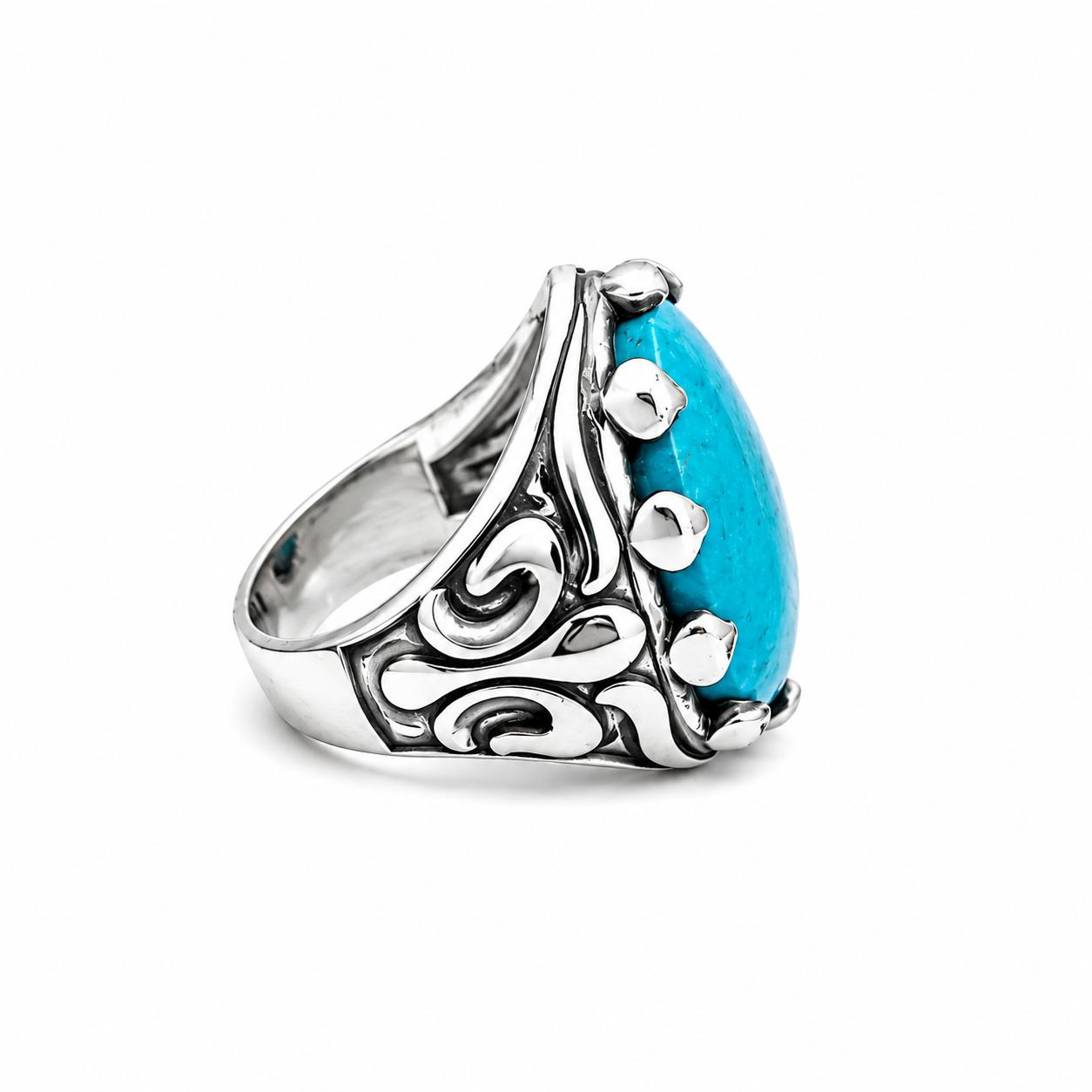Turquoise Stone Rings - Image 5