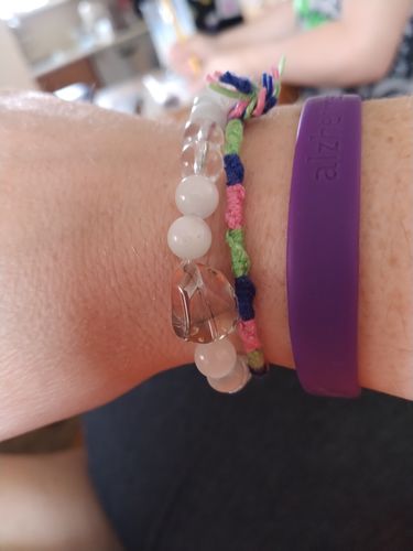 Clear Quartz & Selenite 'Fresh Start' Bracelet - Image 5