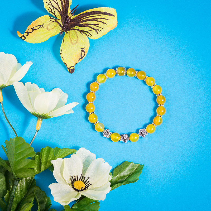 Yellow Agate 'Sunshine' Bracelet - Image 2