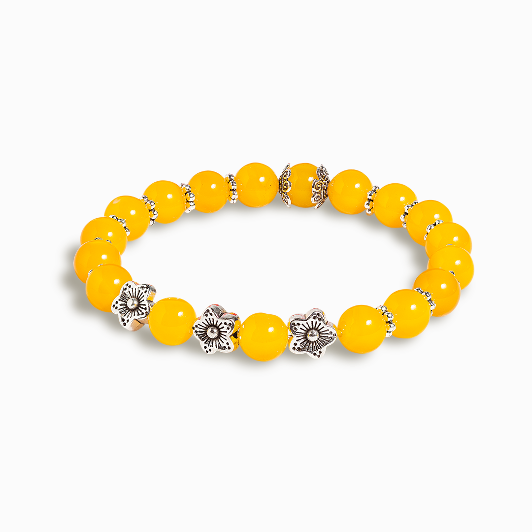 Yellow Agate 'Sunshine' Bracelet - Image 4