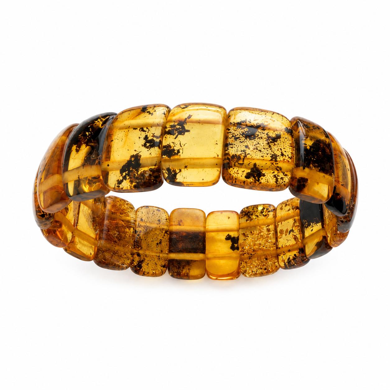 Mosaic Baltic Amber Bracelet - Image 3