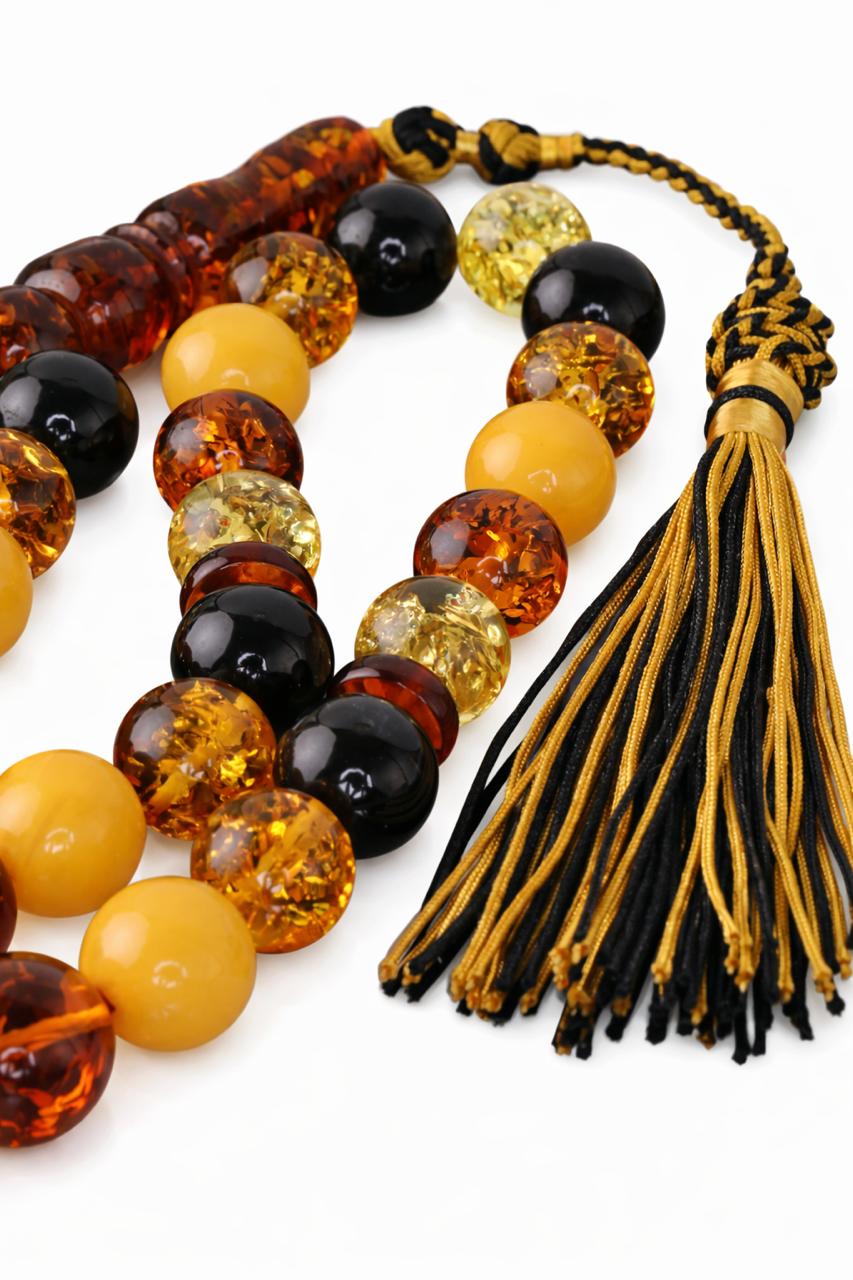 Natural Polish Amber Macintosh 45 Beads 46gm - Image 5