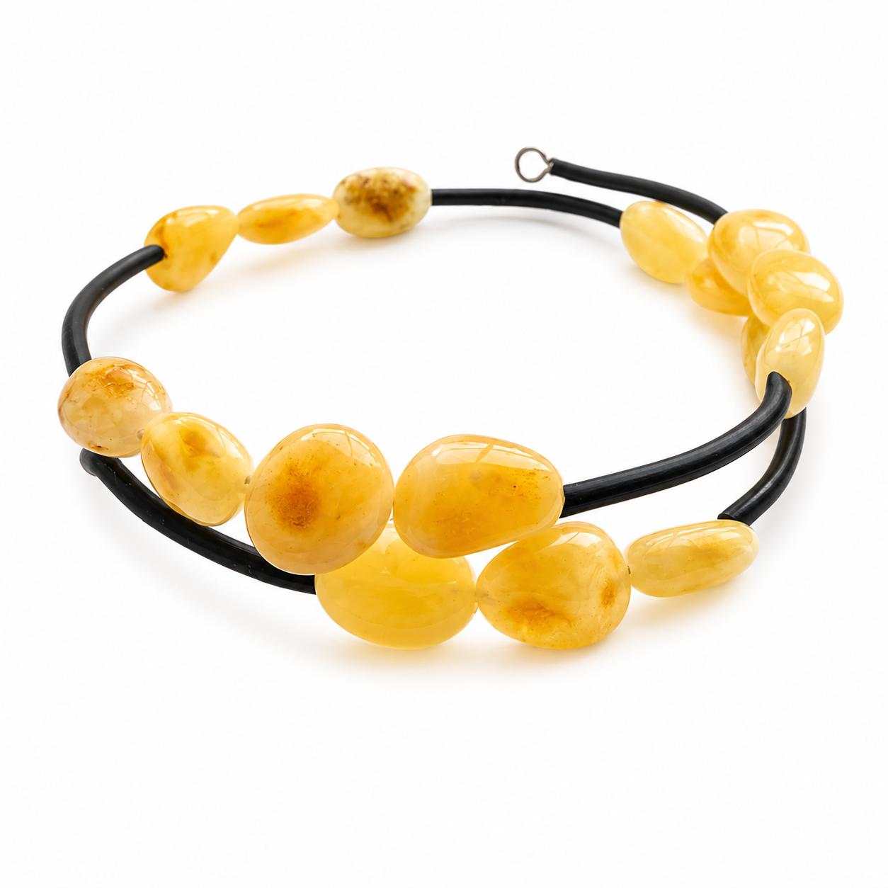 Golden Petals Amber Bracelets - Image 2