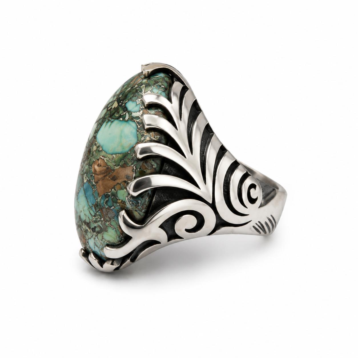 Turquoise Stone Rings - Image 6