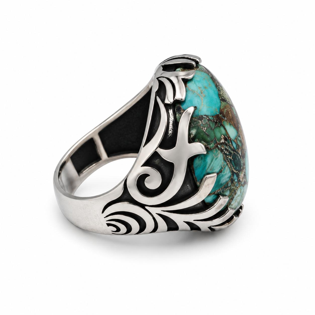 Turquoise Stone Rings - Image 5