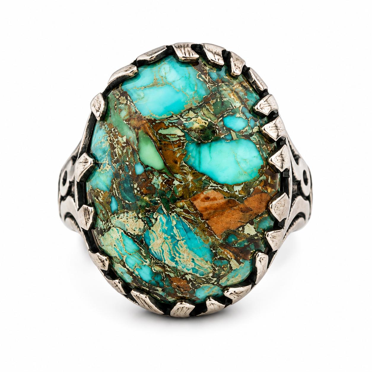 Turquoise Stone Rings - Image 7