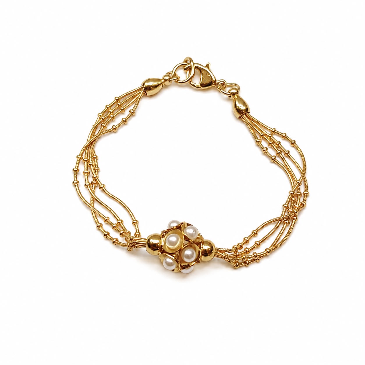Moonlit Pearl Bracelet