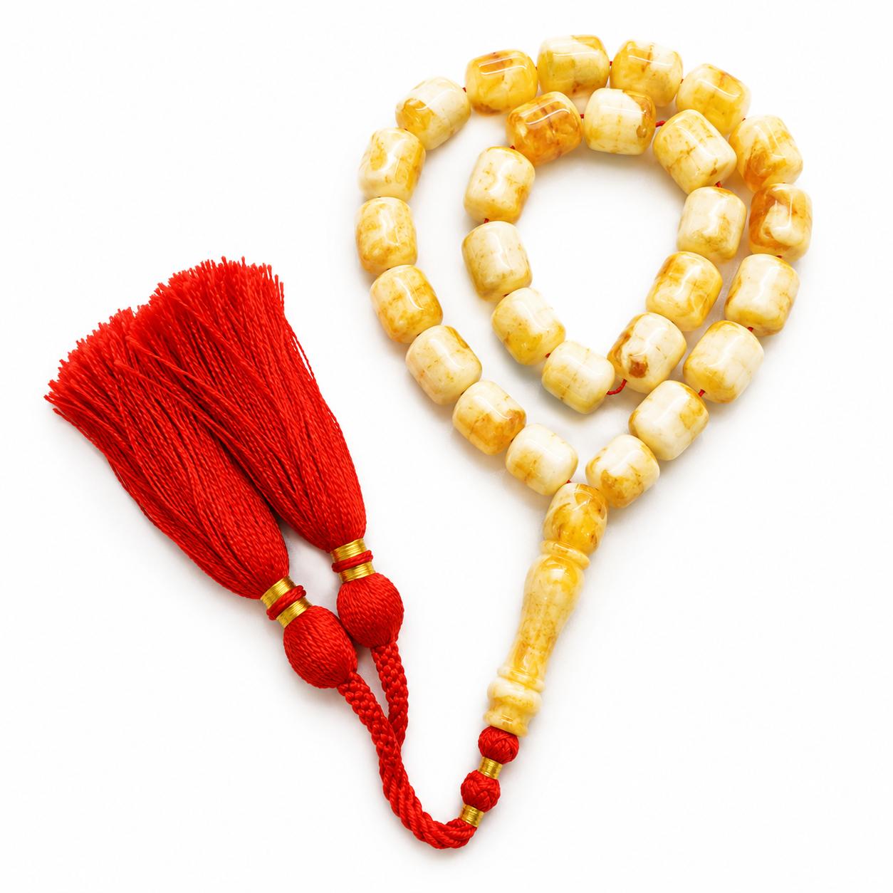 Best Quality for Pressed Amber 33 Beads golden sunshine color