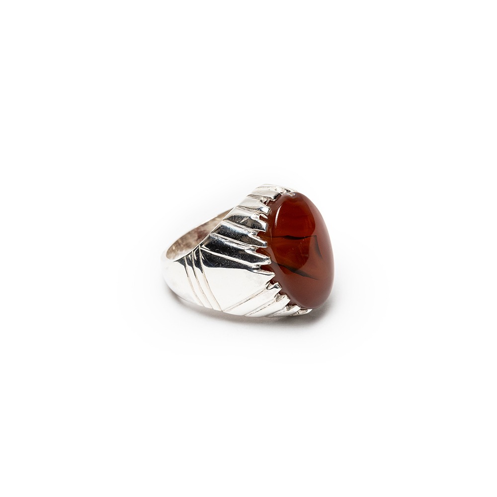 Handcrafted Yemeni Aqeeq rings Dubai - Image 2