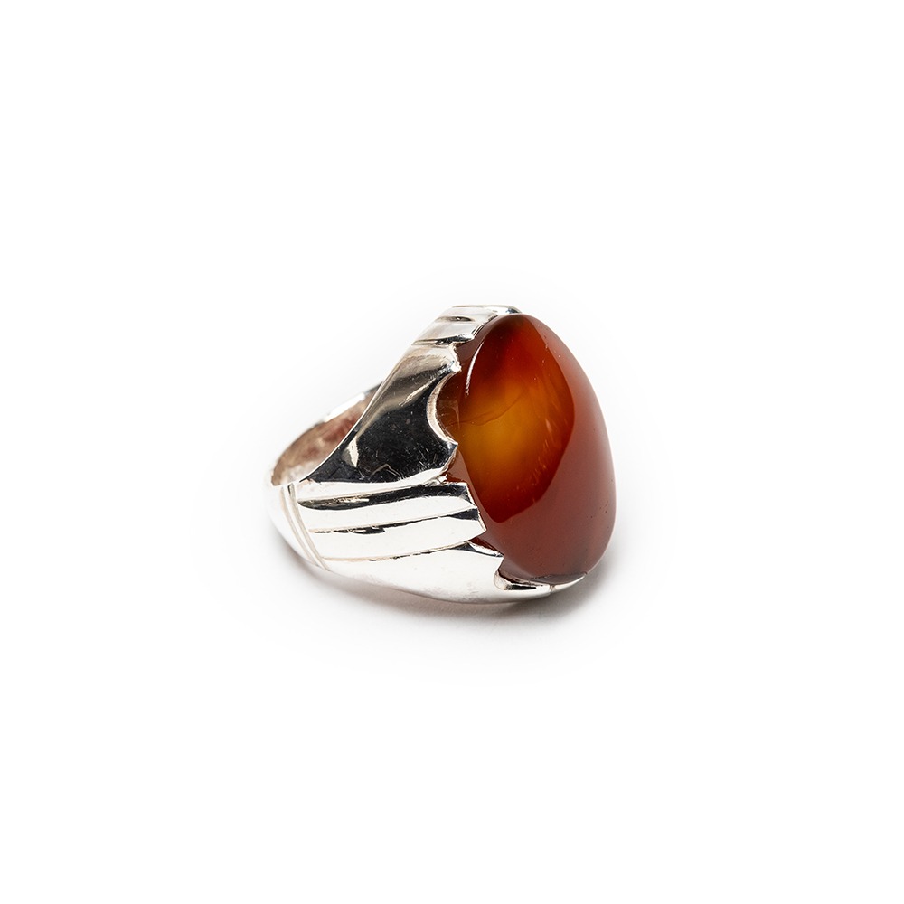 Dubai custom Aqeeq Yamani gemstone rings - Image 2