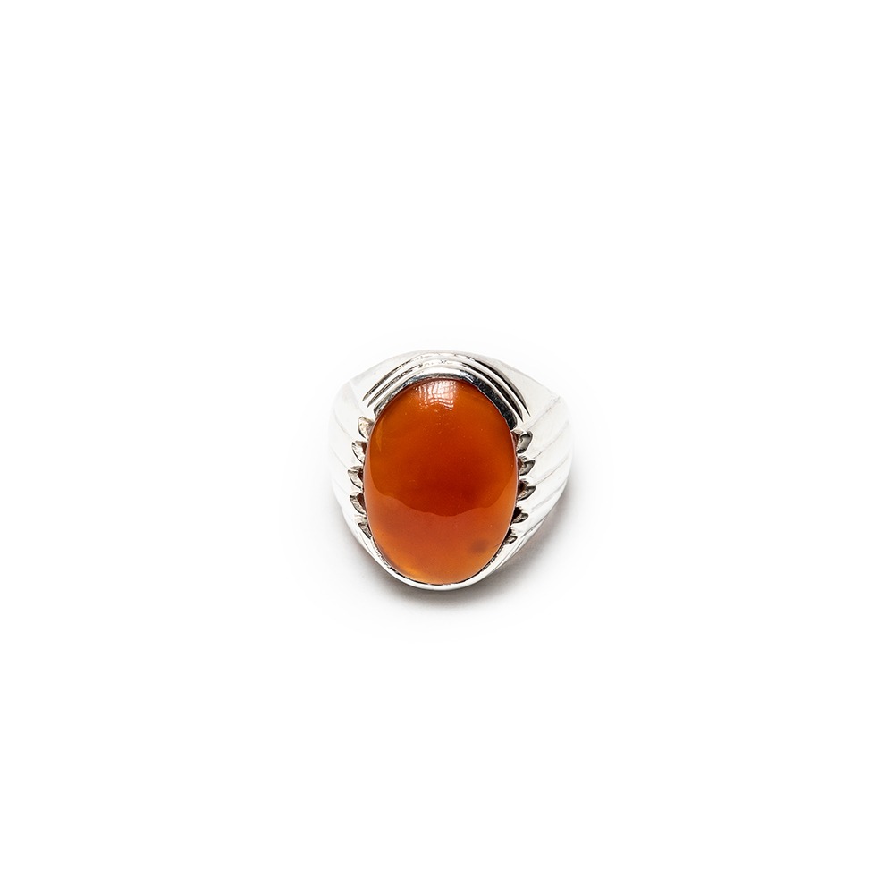 Handcrafted Ring Aqeeq Yamani Dubai