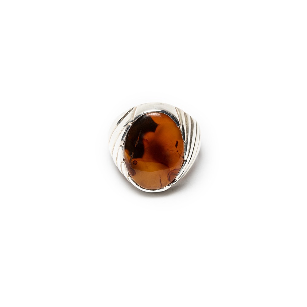 Dubai Aqeeq Yamani stone ring