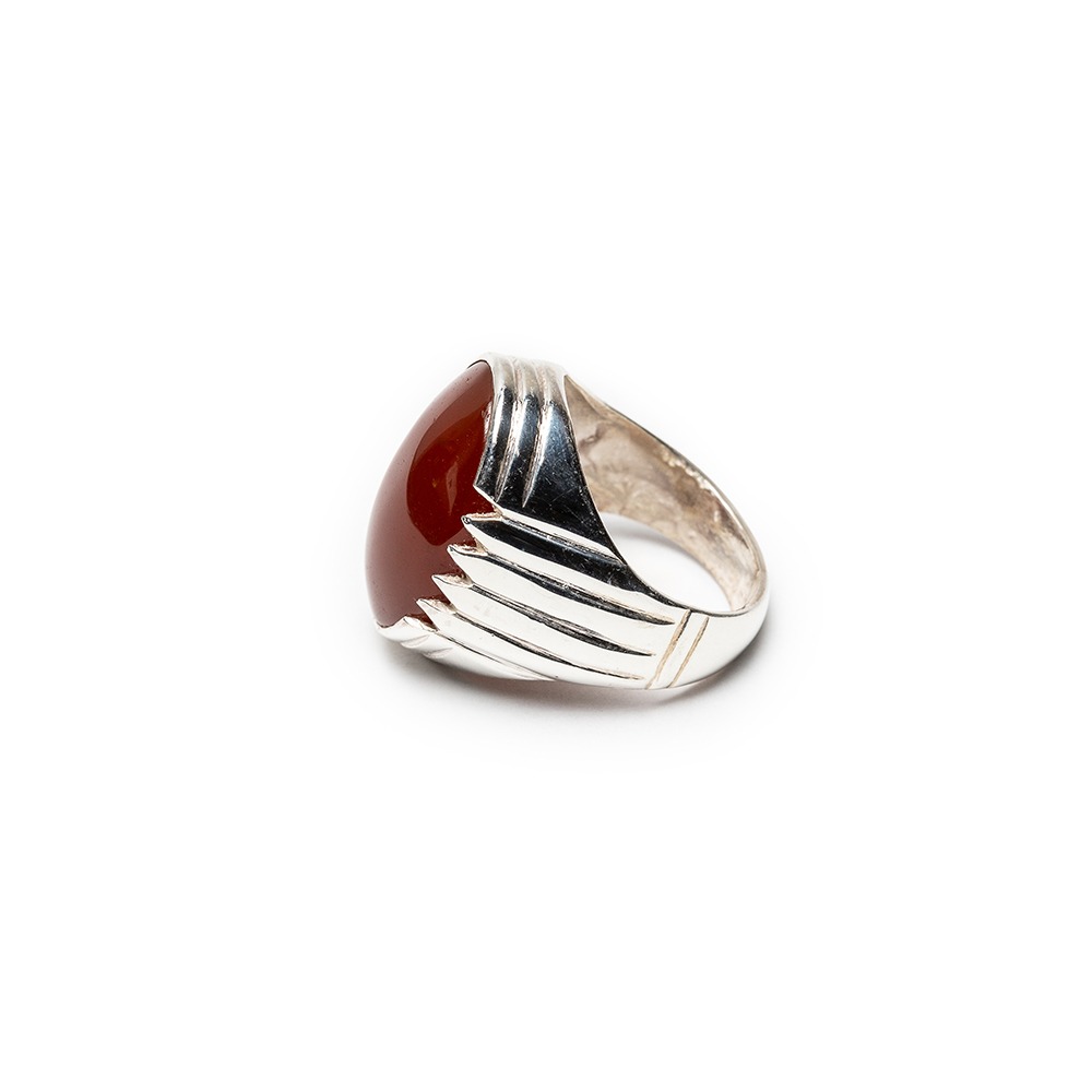 Custom-made Aqeeq Yamani ring Dubai - Image 4