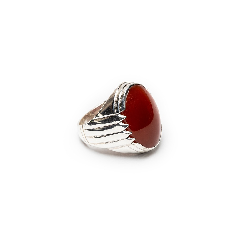 Custom-made Aqeeq Yamani ring Dubai - Image 2