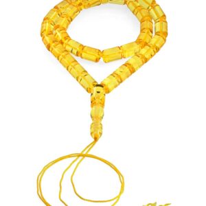 Rosary beads made of natural Baltic amber of bright lemon color Kaliningrad - Image 2
