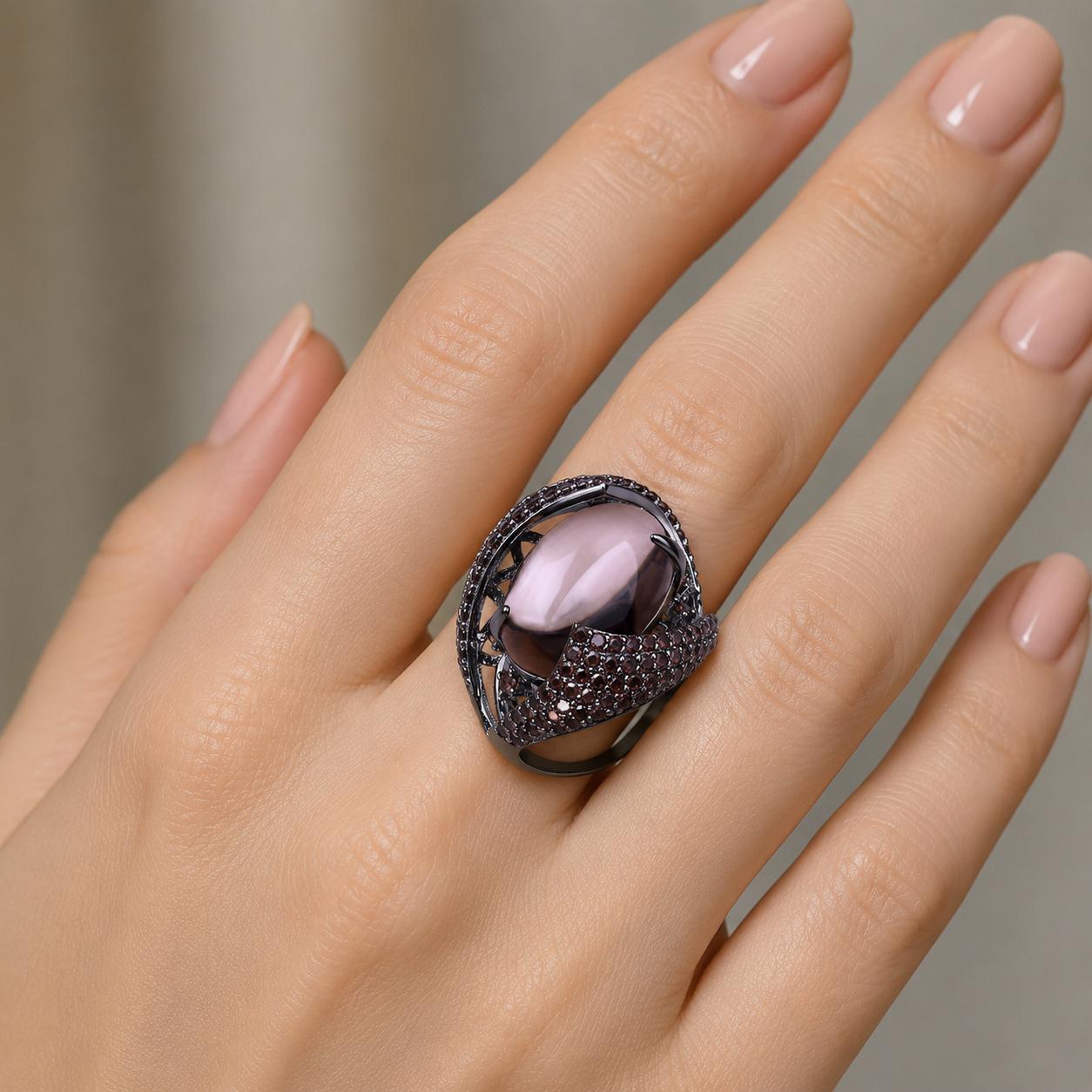 Twilight Smoky Quartz Ring - Image 2