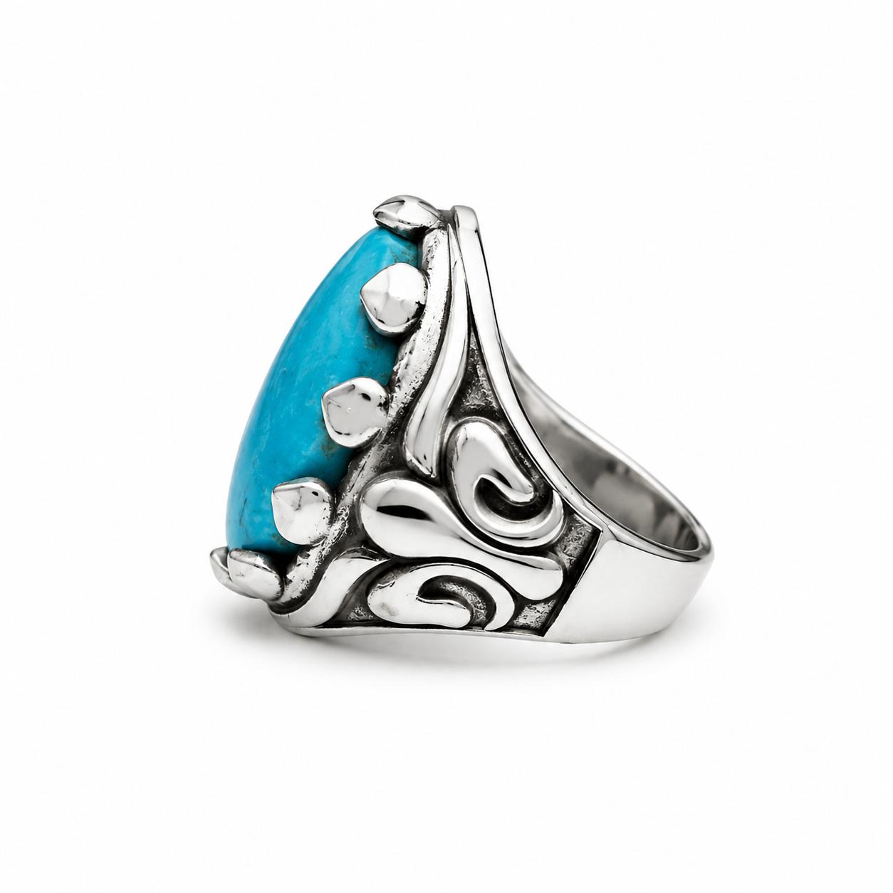 Turquoise Stone Rings - Image 6