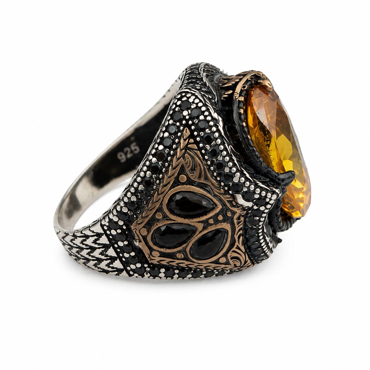 Golden Radiance Citrine Ring - Image 2