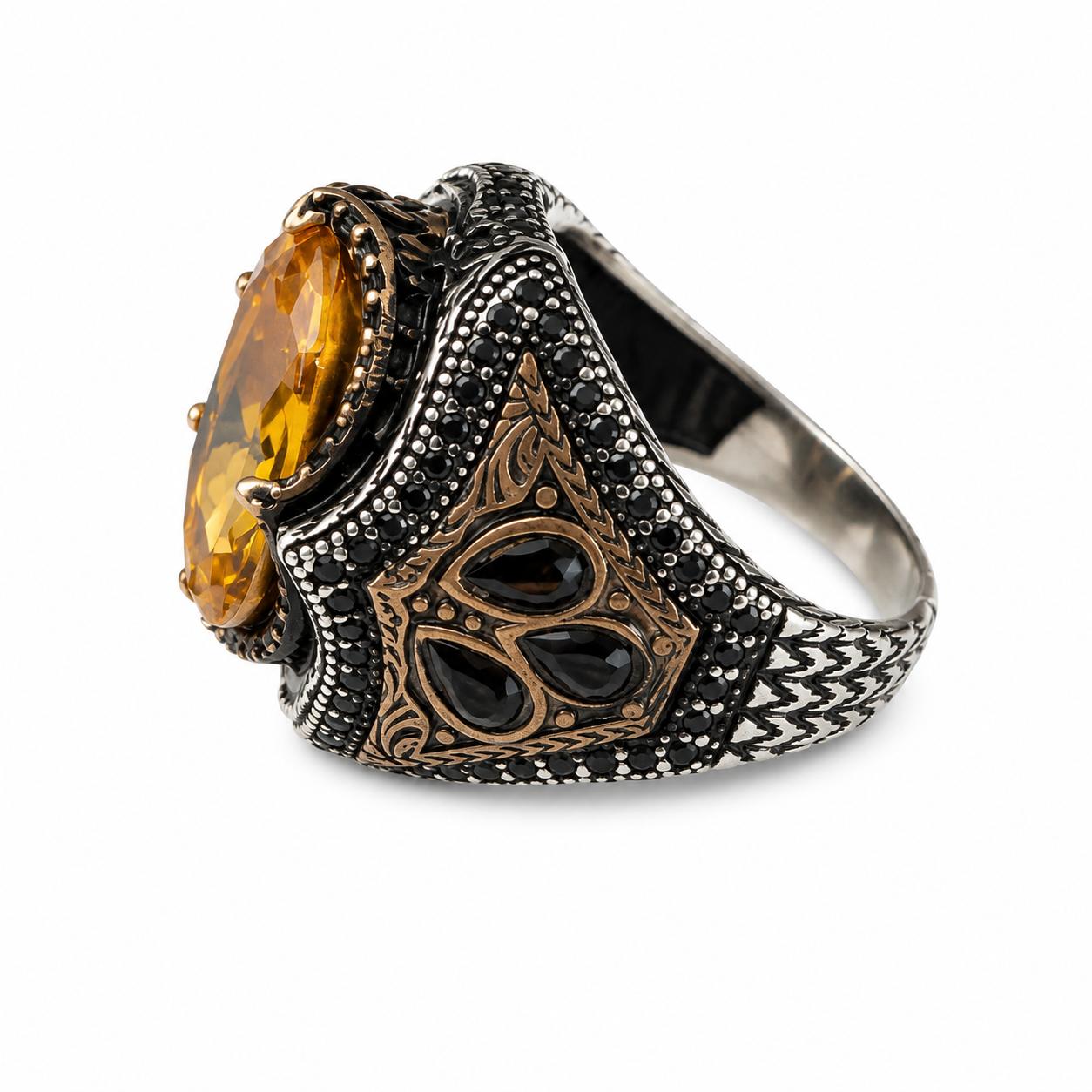 Golden Radiance Citrine Ring - Image 3
