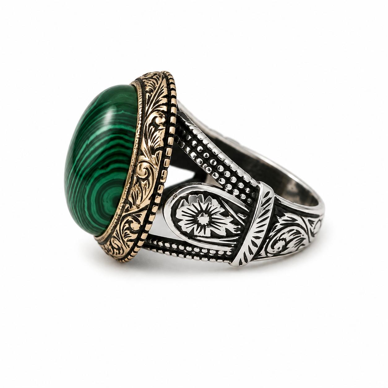 Imperial Malachite Ring - Image 3