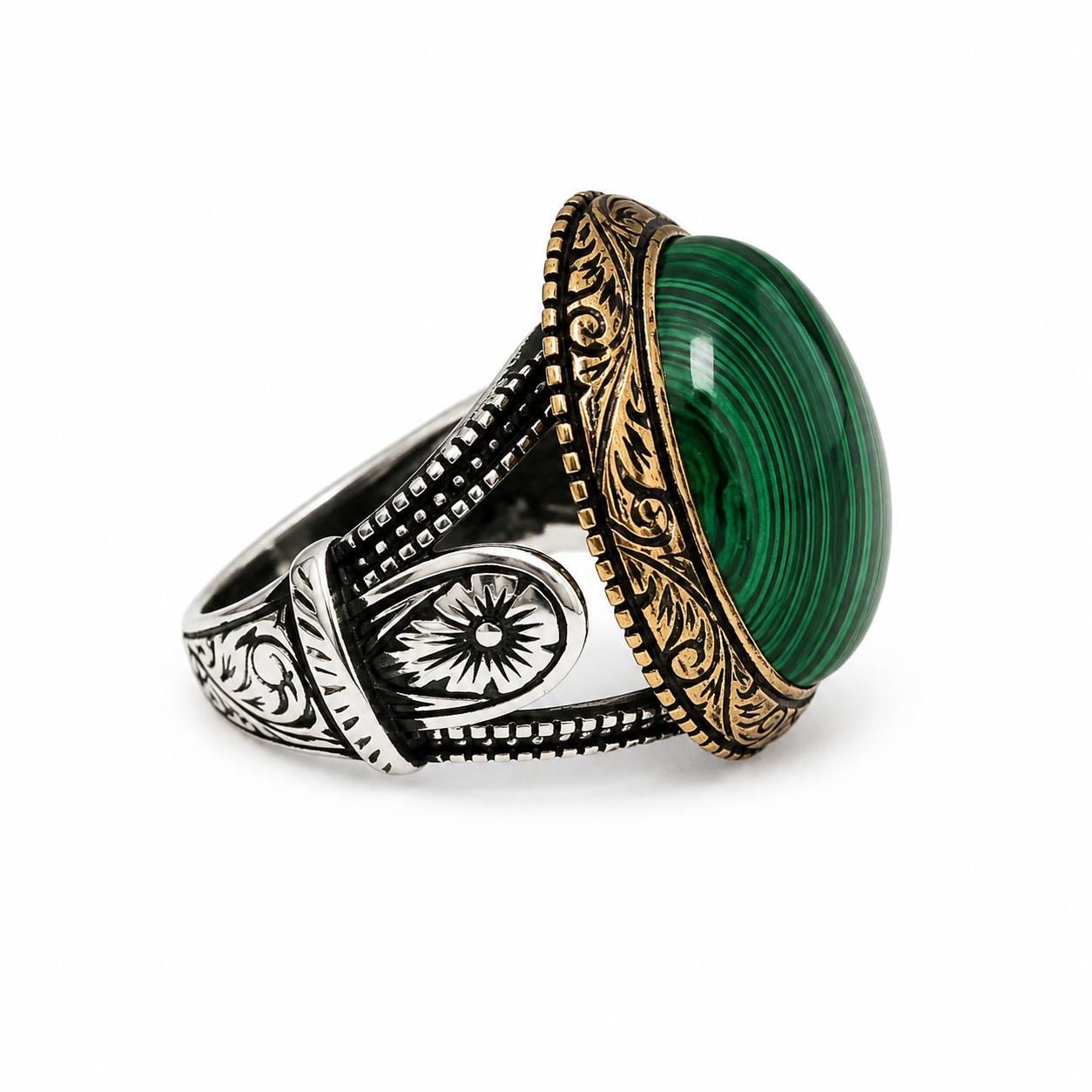 Imperial Malachite Ring - Image 2